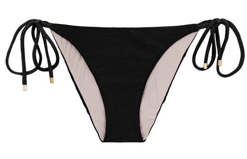 Product Front: Rio De Sol Calcinha Bottom Shimmer-Black Ibiza-Comfy