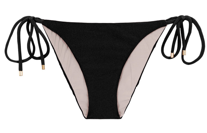 Product Front: Rio De Sol Calcinha Bottom Shimmer-Black Ibiza-Comfy