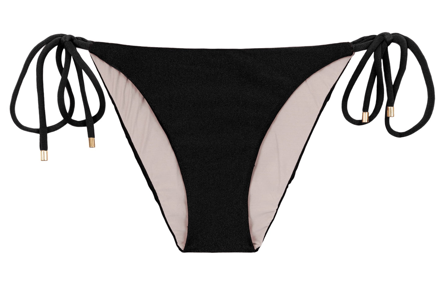 Product Front: Rio De Sol Calcinha Bottom Shimmer-Black Ibiza-Comfy