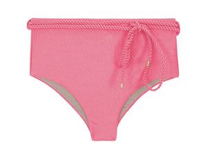Product Front: Rio De Sol Calcinha Bottom Shimmer-Confetti Belted-High-Waist