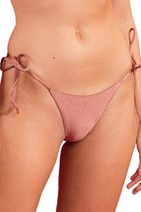 Gallery: Rio De Sol Calcinha Bottom Shimmer-Copper Cheeky-Tie