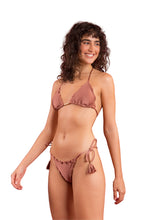 Carregar imagem no visualizador da galeria, Image 04: Rio De Sol Calcinha Bottom Shimmer-Copper Frufru-Fio
