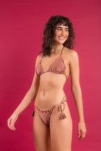 Carregar imagem no visualizador da galeria, Image 10: Rio De Sol Calcinha Bottom Shimmer-Copper Frufru-Fio
