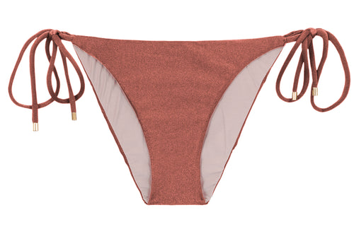 Product Front: Rio De Sol Calcinha Bottom Shimmer-Copper Ibiza-Comfy