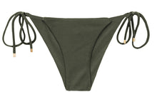 Carregar imagem no visualizador da galeria, Product Front: Rio De Sol Calcinha Bottom Shimmer-Croco Cheeky-Tie
