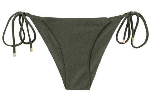 Product Front: Rio De Sol Calcinha Bottom Shimmer-Croco Cheeky-Tie