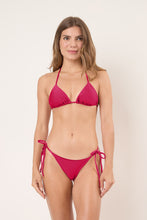 Carregar imagem no visualizador da galeria, Model Front: Rio De Sol Calcinha Bottom Shimmer-Desejo Cheeky-Tie
