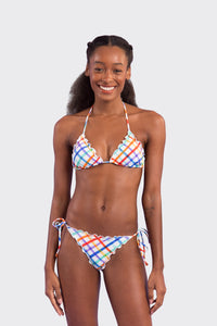 Model Front: Rio De Sol Calcinha Bottom Square Frufru-Fio