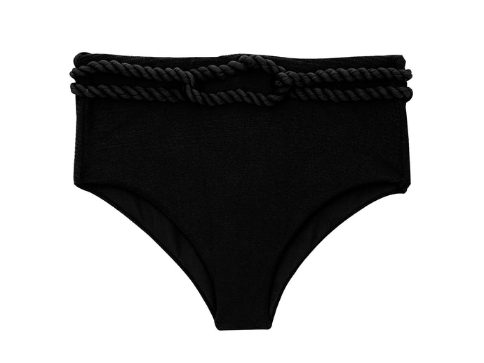 Product Front: Rio De Sol Calcinha Bottom St-Tpz-Black Hotpant-High