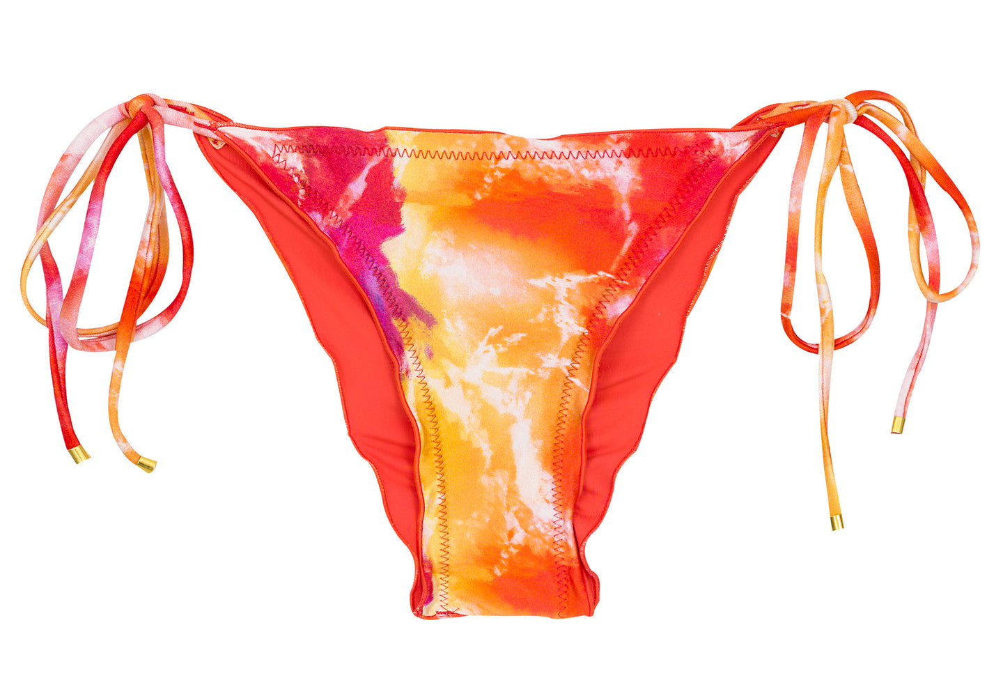 Product Front: Rio De Sol Calcinha Bottom Tiedye-Red Frufru