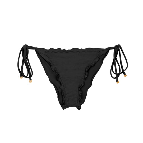 Product Front: Rio De Sol Calcinha Bottom Touch-Black Frufru