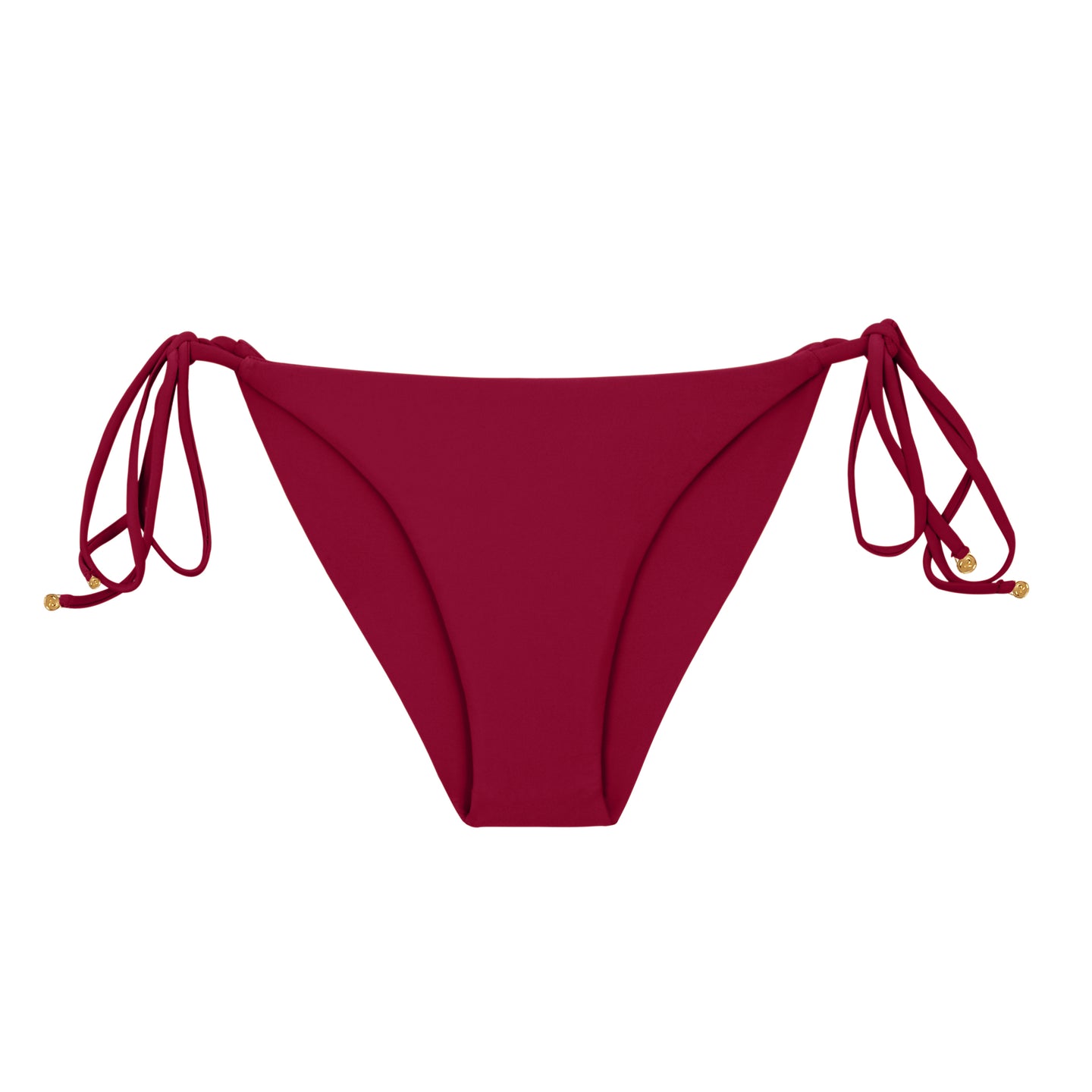 Product Front: Rio De Sol Calcinha Bottom Touch-Carmim Cheeky-Tie