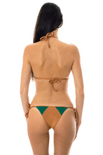 Carregar imagem no visualizador da galeria, Model Back: Rio De Sol Calcinha Calcinha Copper Green
