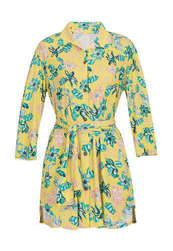 Product Front: Rio De Sol Vestido De Praia Chemise Florescer
