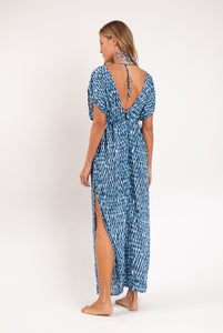 Model Back: Rio De Sol Vestido De Praia Chuva Long Dress Soleil