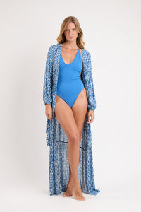 Image 05: Rio De Sol Vestido De Praia Chuva Long Dress Verona