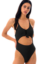 Carregar imagem no visualizador da galeria, Gallery: Rio De Sol Maiô Dots-Black Ivy Strap

