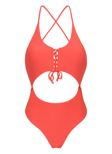 Product Front: Rio De Sol Maiô Dots-Tabata Ivy Strap