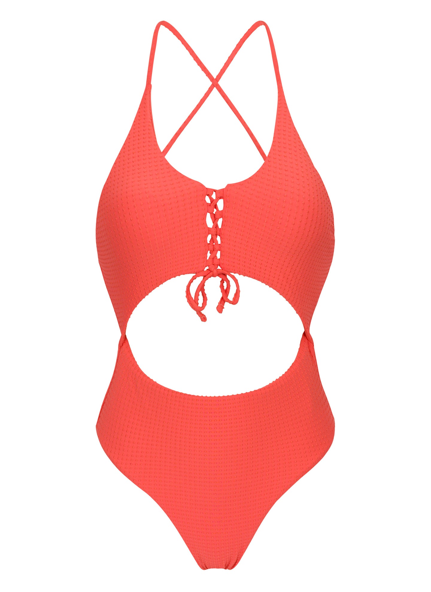 Product Front: Rio De Sol Maiô Dots-Tabata Ivy Strap