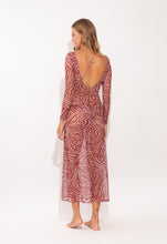 Carregar imagem no visualizador da galeria, Model Back: Rio De Sol Vestido De Praia Dune Dress Lucy
