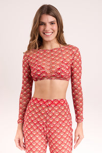 Gallery: Rio De Sol Top De Praia Floral-Scales Top Harper