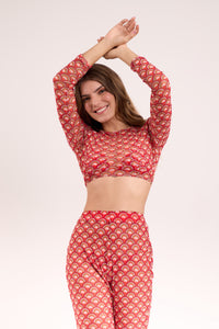 Image 05: Rio De Sol Top De Praia Floral-Scales Top Harper