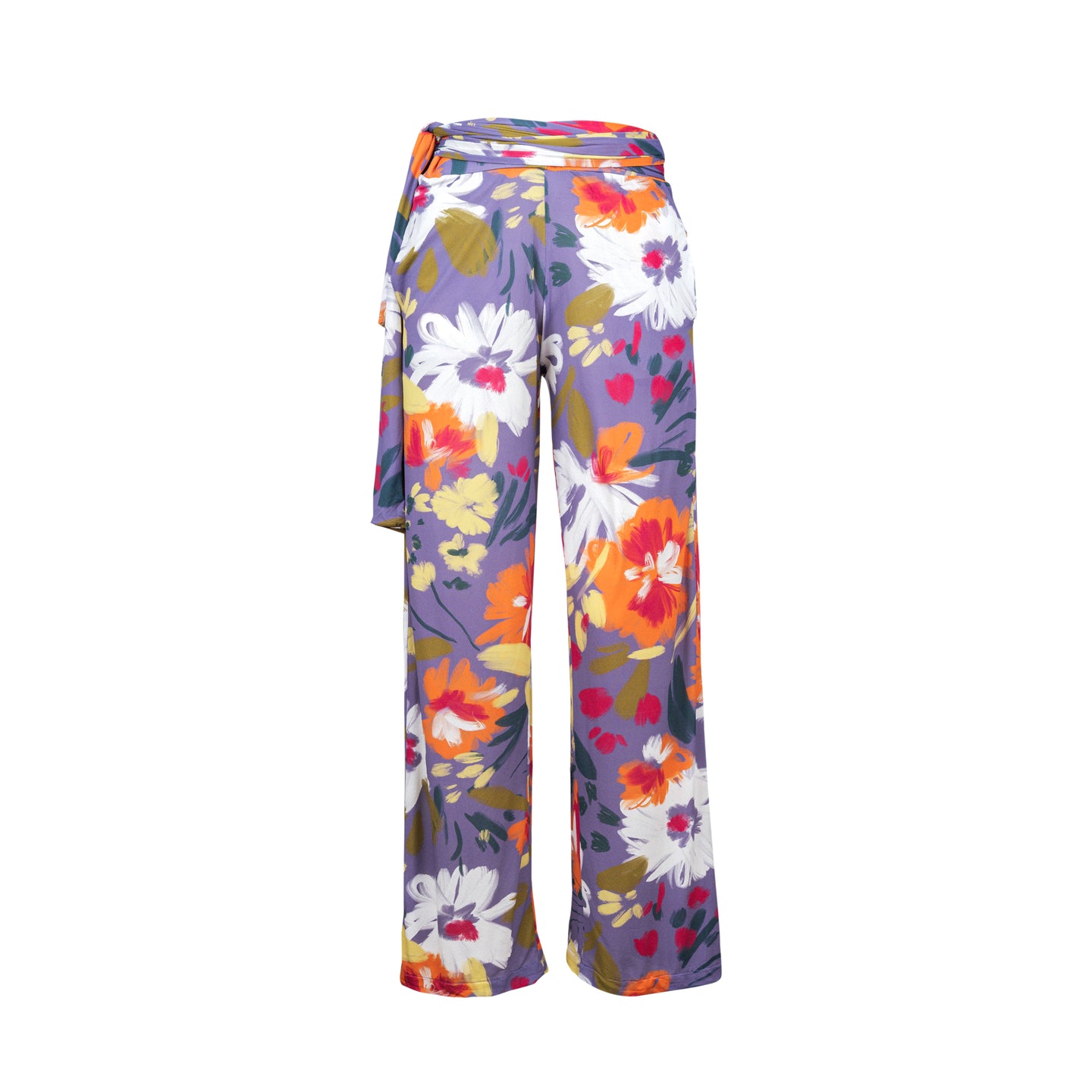 Product Front: Rio De Sol Calça De Praia Garden-Flower Pants Knot