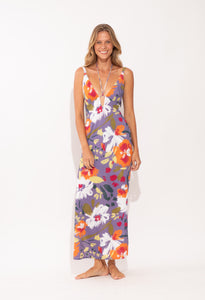 Model Front: Rio De Sol Vestido De Praia Garden-Flower Saida Yara