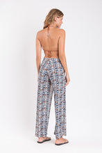 Carregar imagem no visualizador da galeria, Model Back: Rio De Sol Calça De Praia Ikat Wide Pants
