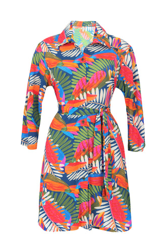 Product Front: Rio De Sol Vestido De Praia Jungle Chemise