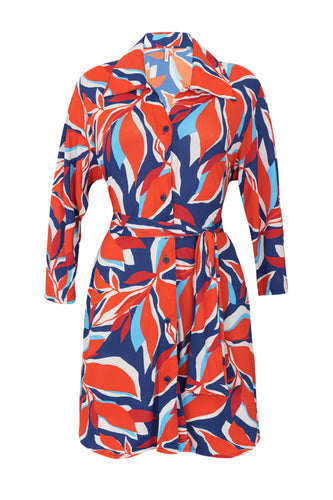 Product Front: Rio De Sol Vestido De Praia Leaves Chemise