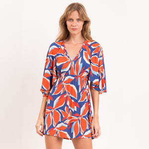 Gallery: Rio De Sol Vestido De Praia Leaves Mini Dress