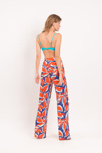 Image 08: Rio De Sol Calça De Praia Leaves Wide Pants