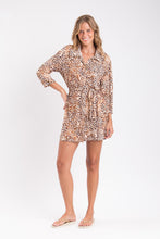 Carregar imagem no visualizador da galeria, Image 06: Rio De Sol Vestido De Praia Leopard Chemise
