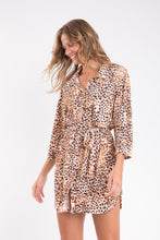 Carregar imagem no visualizador da galeria, Image 09: Rio De Sol Vestido De Praia Leopard Chemise
