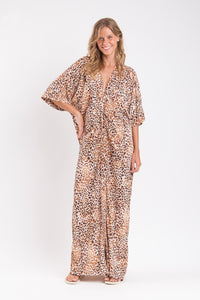 Image 07: Rio De Sol Vestido De Praia Leopard Long Dress