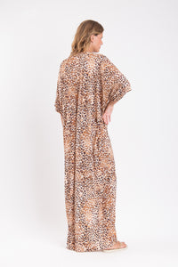 Image 08: Rio De Sol Vestido De Praia Leopard Long Dress