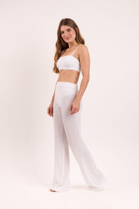Image 02: Rio De Sol Calça De Praia Memphis-White Pants Lana
