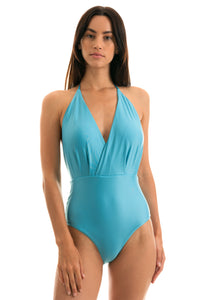 Model Front: Rio De Sol Maiô Orvalho Transpassado