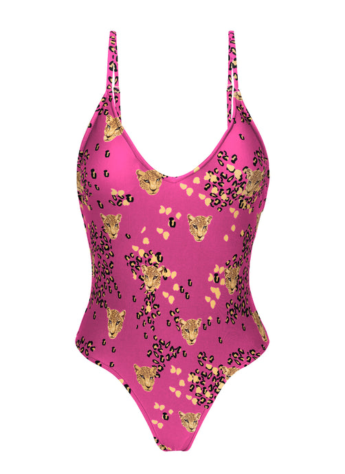 Product Front: Rio De Sol Maiô Roar-Pink Hype