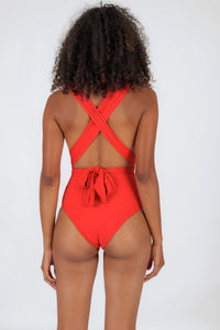 Model Back: Rio De Sol Maiô Rouge Marina