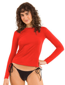 Gallery: Rio De Sol Soutien Rouge Rash-Guard