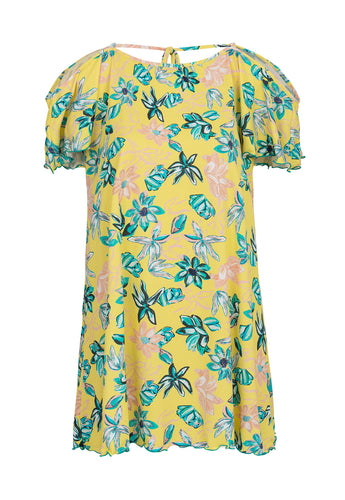 Product Front: Rio De Sol Vestido De Praia Saida Florescer Off Shoulder