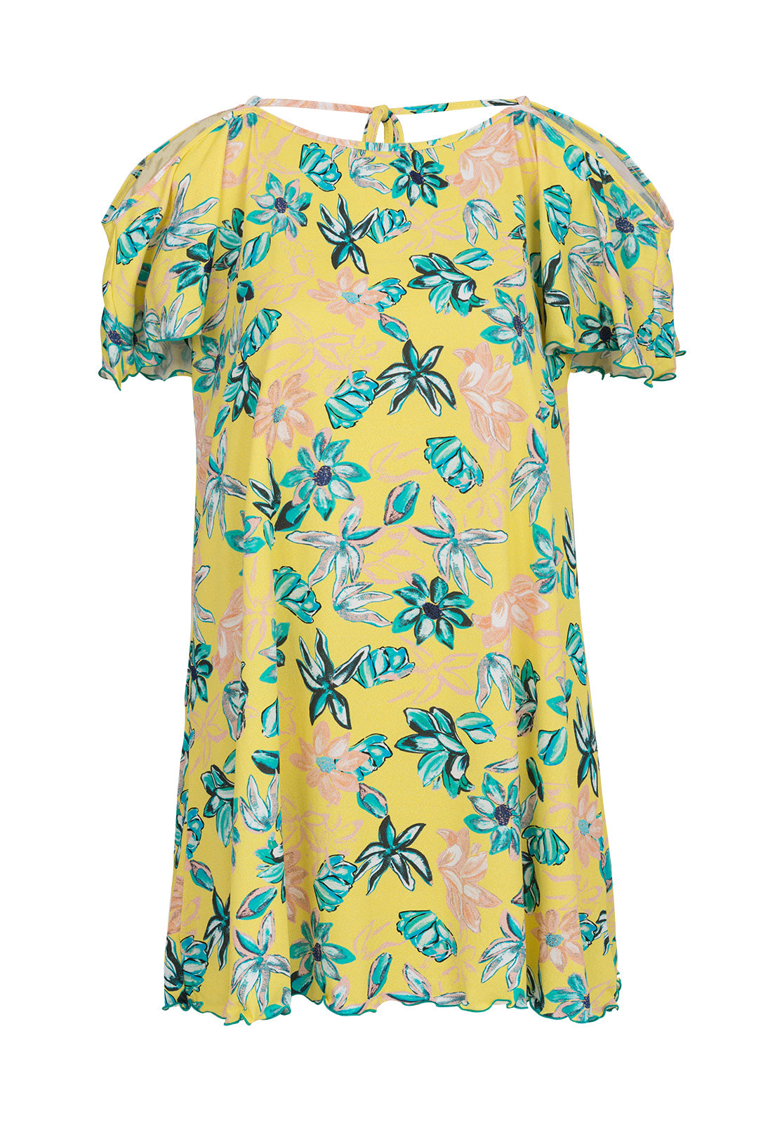 Product Front: Rio De Sol Vestido De Praia Saida Florescer Off Shoulder