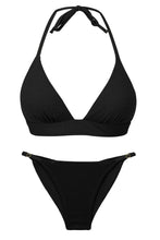 Carregar imagem no visualizador da galeria, Product Front: Rio De Sol Set Set Bora-Black Tri-Cos Cheeky-Fixa
