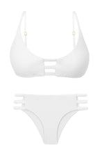Carregar imagem no visualizador da galeria, Product Front: Rio De Sol Set Set Bora-White Bra-Trio Madrid-Trio

