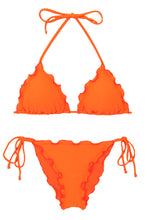 Carregar imagem no visualizador da galeria, Product Front: Rio De Sol Set Set Dots-Orange Frufru
