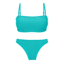 Carregar imagem no visualizador da galeria, Product Front: Rio De Sol Set Set Malibu-Atol Bandeau-Reto Essential
