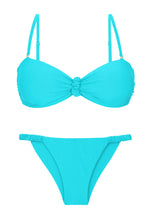 Carregar imagem no visualizador da galeria, Product Front: Rio De Sol Set Set Miami Bandeau-Crispy Cheeky-Crispy

