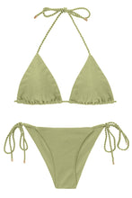 Carregar imagem no visualizador da galeria, Product Front: Rio De Sol Set Set Oliva Tri-Inv Cheeky-Tie
